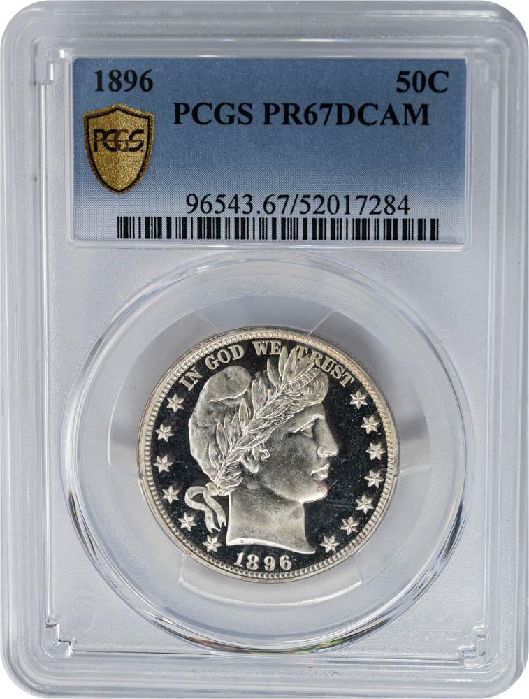 1896 50C PR67DCAM PCGS