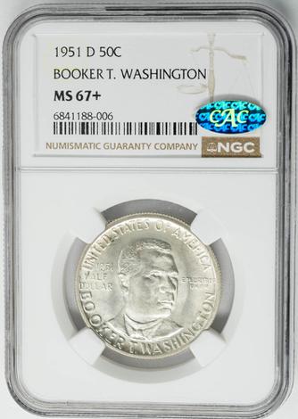 Booker T Washington 50c 1951-D