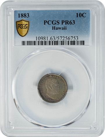 1883 Hawaii 10c
