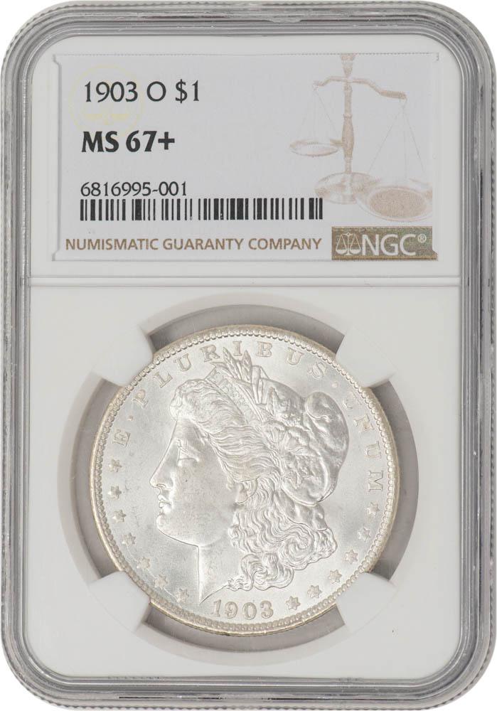 1903-O $1 MS67+ NGC