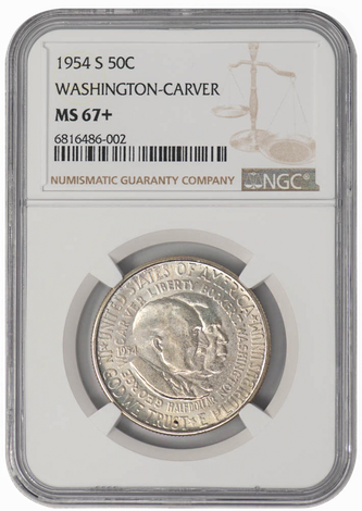 Washington-Carver 50c 1954-S