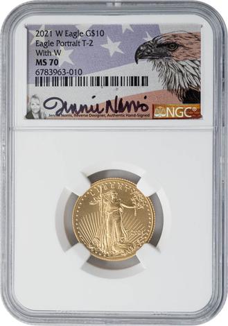 2021 W $10 American Gold Eagle
