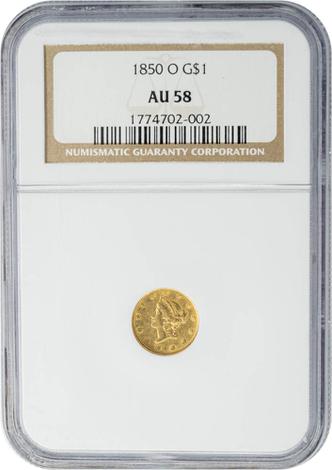 1850-O $ Liberty