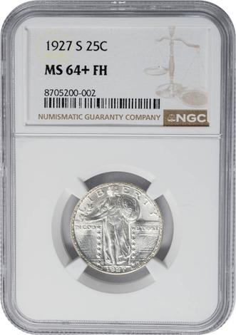 1927-S Standing Liberty 25c
