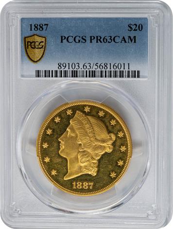 1887 $20 Liberty