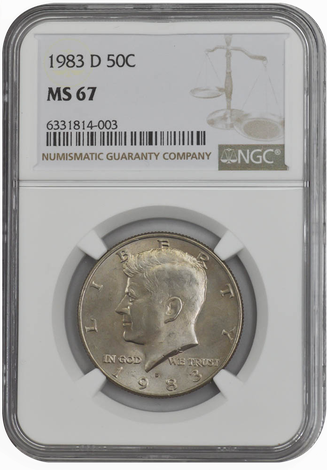 1983-D Kennedy 50c