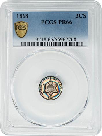 1868 Three Cent 3CS
