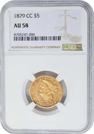 1879-CC $5 Liberty