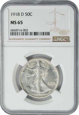 1918-D Walking Liberty 50c