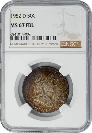 1952-D Franklin 50c