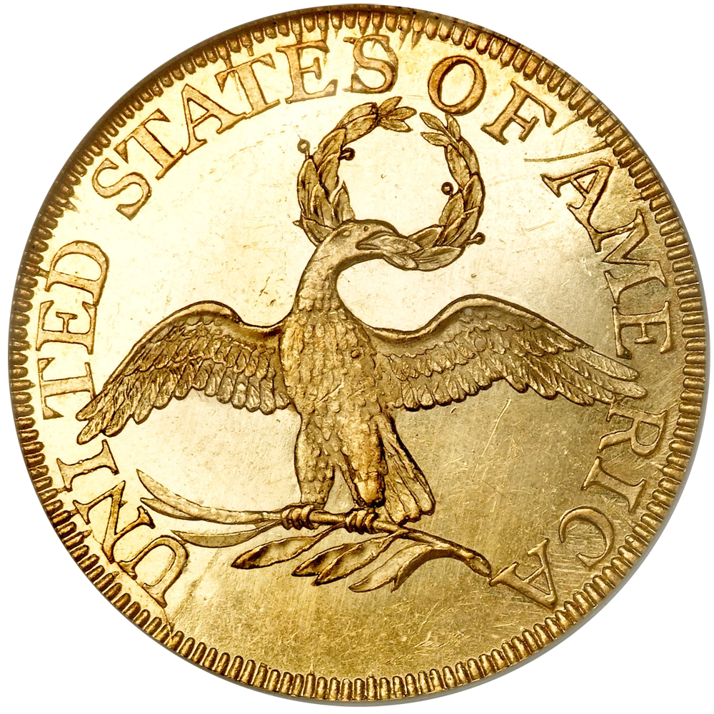 NFC Coins - About - Hall of Fame - 1795 Small Eagle $5MS65 PL