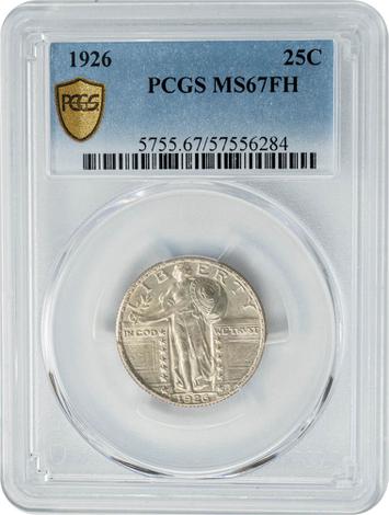 1926 25C MS67FH PCGS