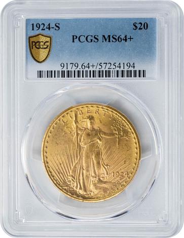 1924-S $20 St. Gaudens
