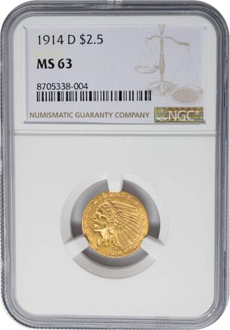 1914-D $2.5 Indian