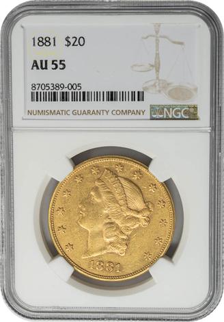 1881 $20 Liberty