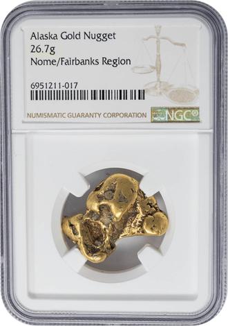 Alaska Gold Nugget - Nome/Fairbanks Region