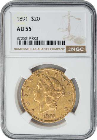 1891 $20 Liberty