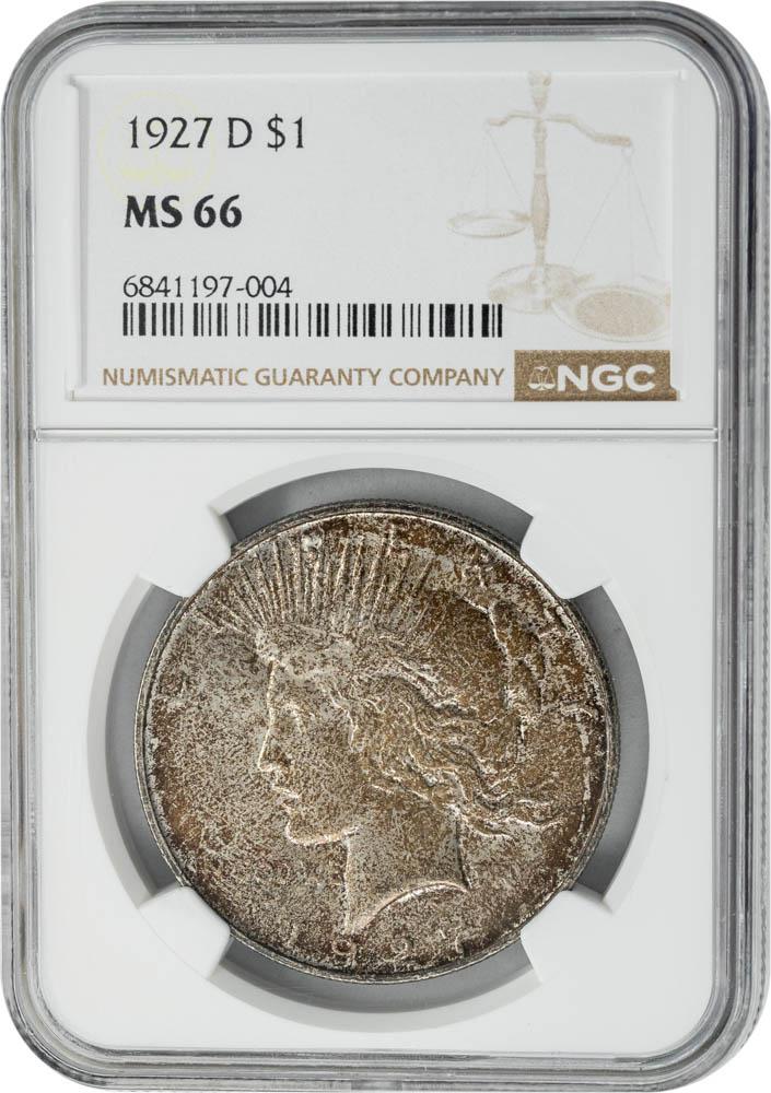 1927-D $1 MS66 NGC
