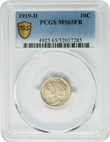 1919-D Mercury 10c