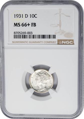 1931-D Mercury 10c