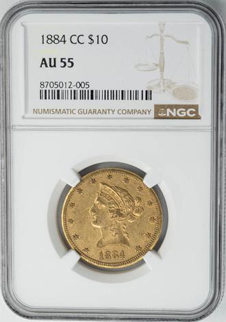 1884-CC $10 Liberty