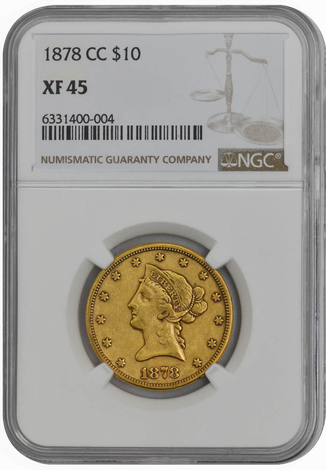 1878-CC $10 Liberty