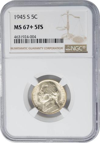 1945-S Jefferson 5c