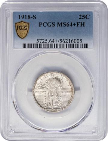 1918-S Standing Liberty 25c