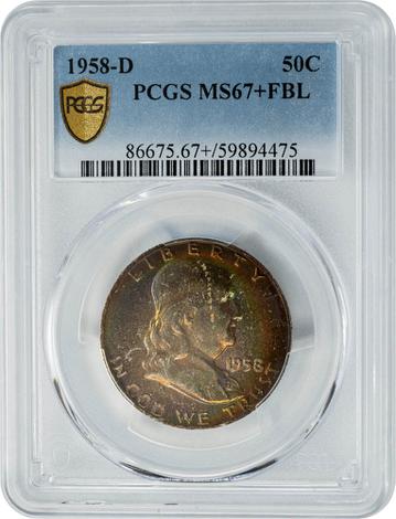 1958-D Franklin 50c