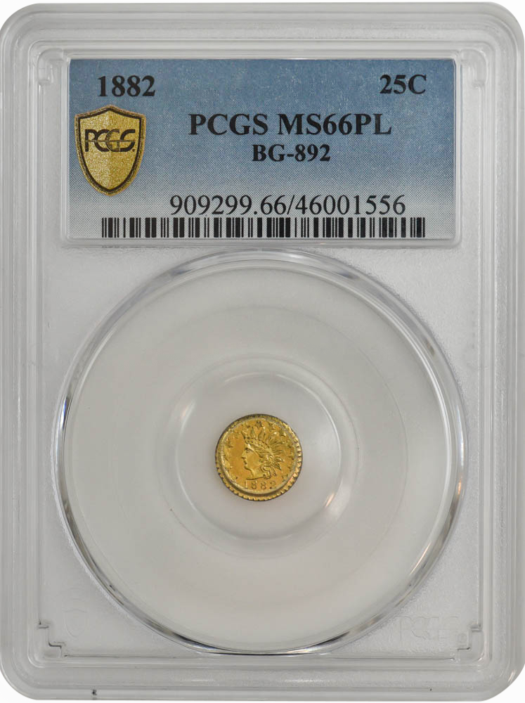 1882 G25C BG-892 MS66PL PCGS