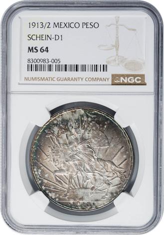 Mexico 1913/2 Peso - Schein-D1