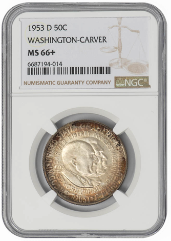Washington-Carver 50c 1853-D