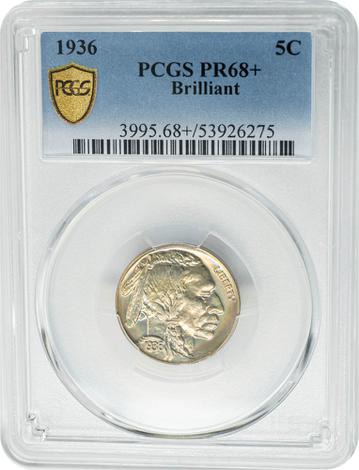 1936 Buffalo 5c - Brilliant