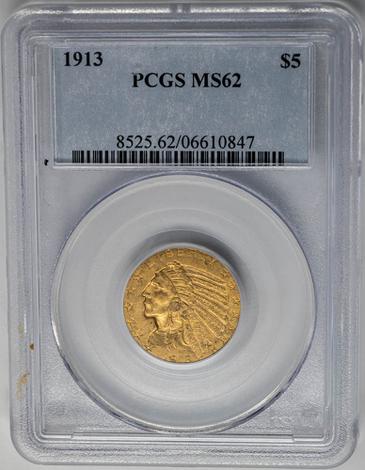 1913 $5 Indian