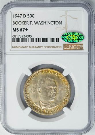 Booker T Washington 50c 1947-D