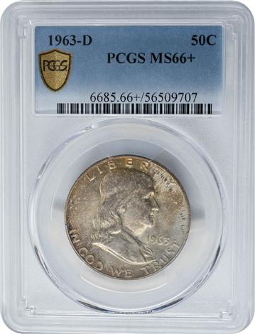 1963-D Franklin 50c