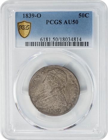 1839-O Capped Bust 50c