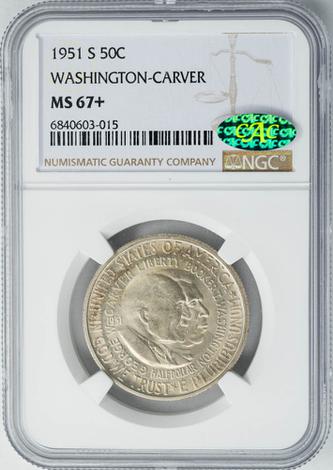 Washington-Carver 50c 1951-S