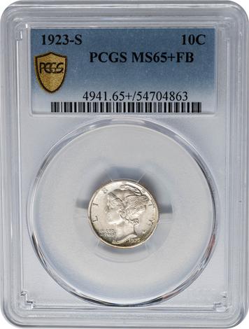 1923-S Mercury 10c