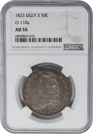 1823 Capped Bust 50c - Ugly 3