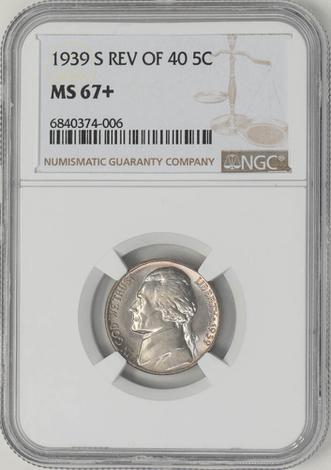 1939-S Jefferson 5c - Reverse of 40