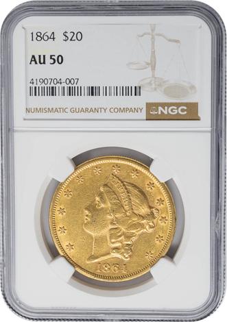 1864 $20 Liberty