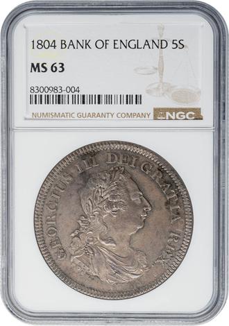 Great Britain1804 Bank of England 5 Shillings