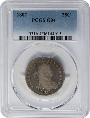 1807 Draped Bust 25c