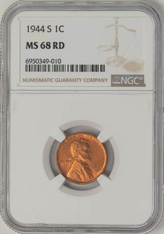 1944-S Lincoln 1c