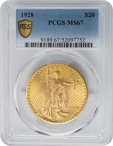 1928 $20 St. Gaudens