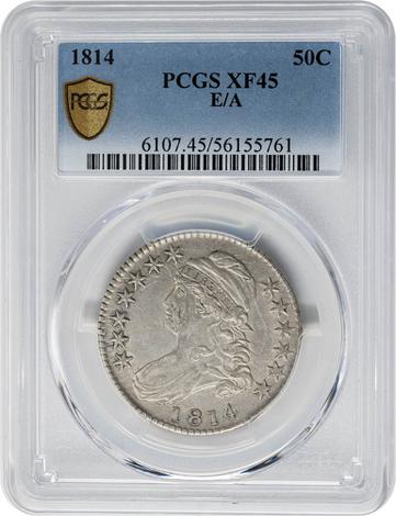 1814 Capped Bust 50c - E/A