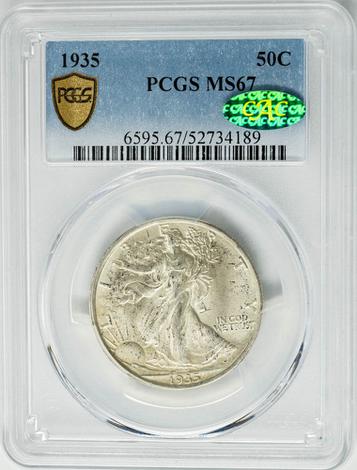 1935 Walking Liberty 50c