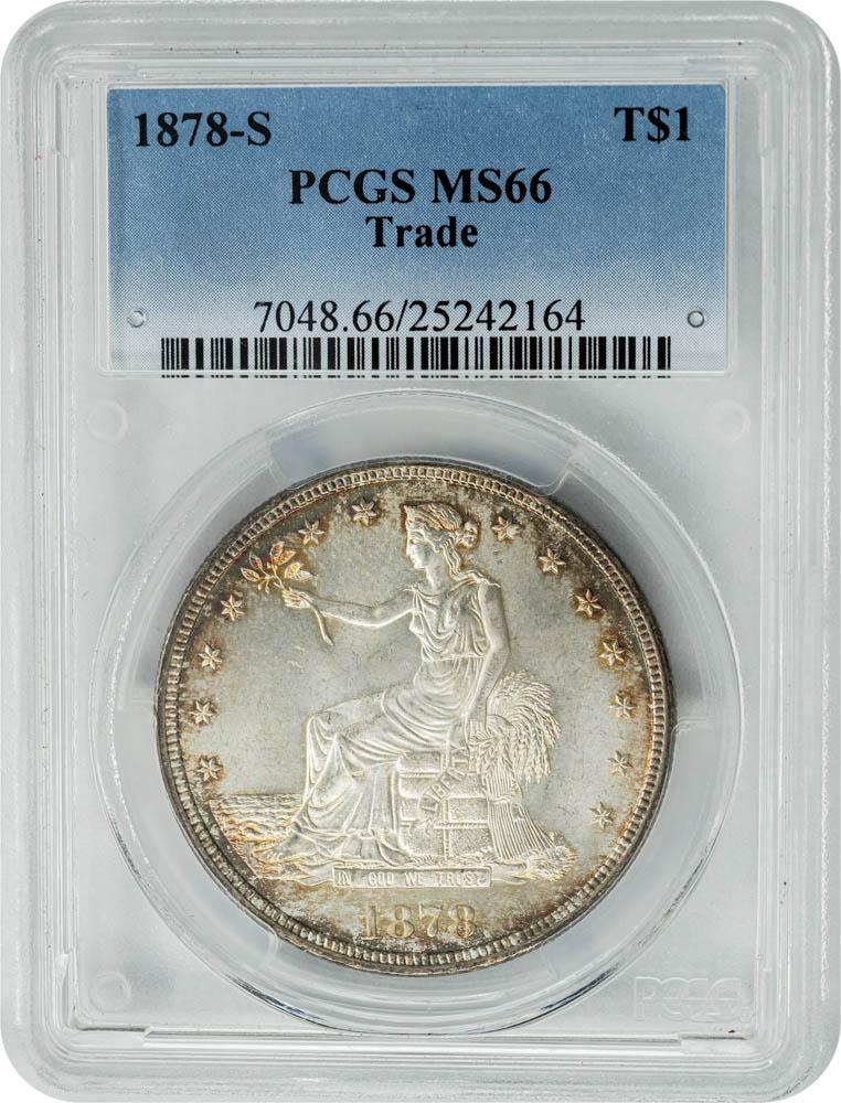 1878-S T$1 Trade MS66 PCGS