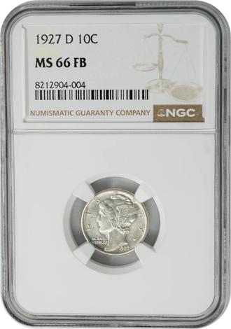 1927-D Mercury 10c